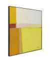 Картина в раме Abstract Shapes Yellow 113x113cm