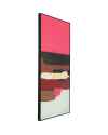 Картина в раме Abstract Shapes Pink 73x143cm