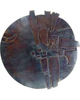 Настенный декор Kala Antique Anthracite Ø45cm