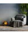 Напольный светильник Apollon Smooth Black Ø28cm