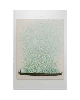 Картина Flower Boat Beige Green 120x160cm