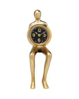 Настольные часы Sitting Man Gold 8x27cm