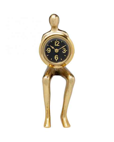 Настольные часы Sitting Man Gold 8x27cm