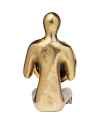 Настольные часы Sitting Man Gold 8x27cm