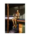 Настольные часы Sitting Man Gold 8x27cm
