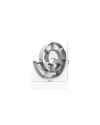 Настенная полка Snail silver-grey