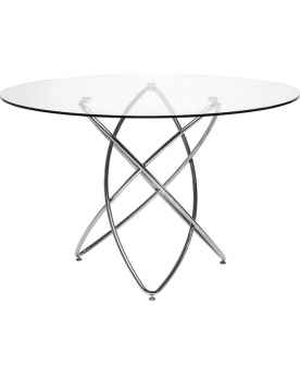 Стол Molekular Silver Ø120cm