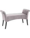 Банкетка Motley Velvet Silvergrey