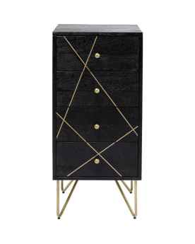 Комод Gold Vein 4 Drawers 40x88cm