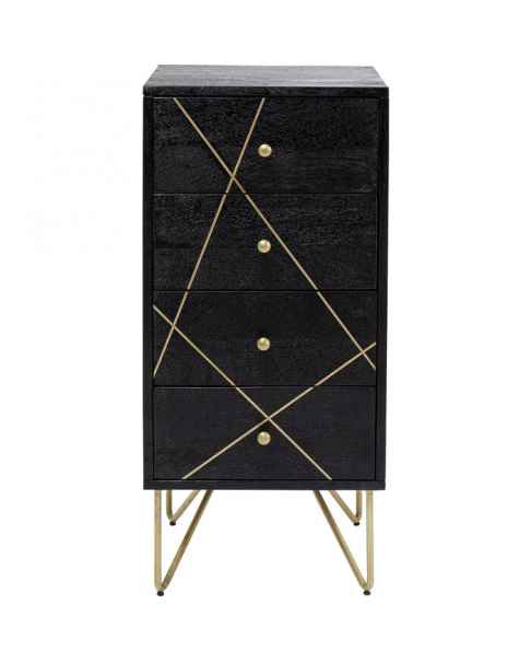 Комод Gold Vein 4 Drawers 40x88cm