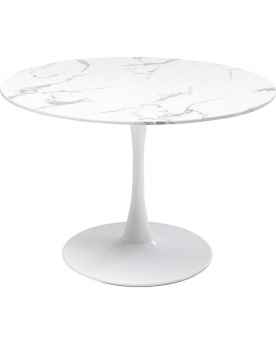 Стол Veneto Marble White Ø110cm