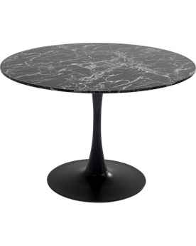Стол Veneto Marble Black Ø110cm