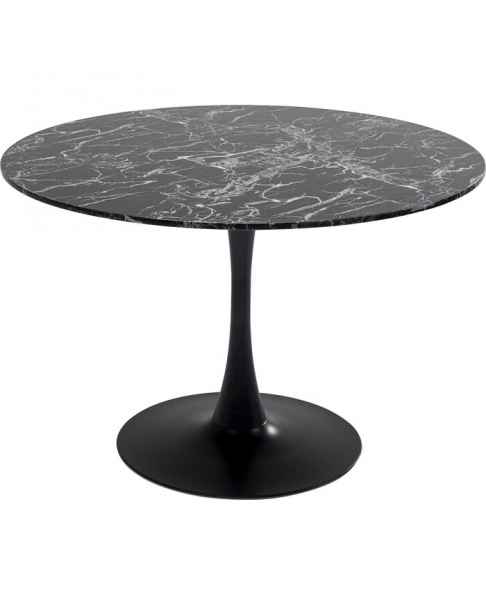 Стол Veneto Marble Black Ø110cm