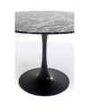 Стол Veneto Marble Black Ø110cm