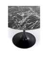 Стол Veneto Marble Black Ø110cm