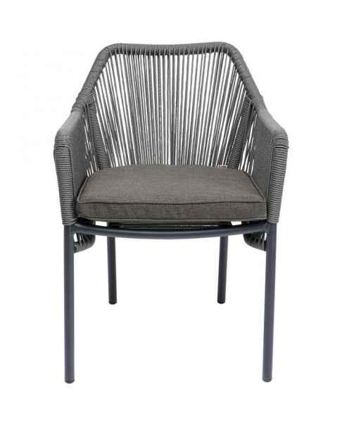 Стул с подлокотниками Wave Grey