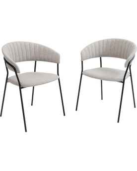 Стул с подлокотниками Belle Beige (2/Set)