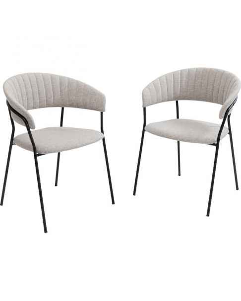 Стул с подлокотниками Belle Beige (2/Set)