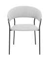 Стул с подлокотниками Belle Light Grey (2/Set)