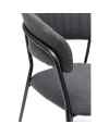 Стул с подлокотниками Belle Anthracite (2/Set)