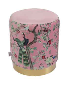 Пуф Cherry Peacock Brass Ø32cm