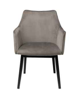 Стул с подлокотниками Modino Velvet Grey