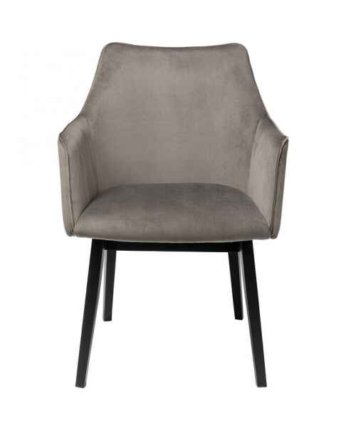 Стул с подлокотниками Modino Velvet Grey