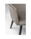Стул с подлокотниками Modino Velvet Grey