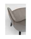 Стул с подлокотниками Modino Velvet Grey