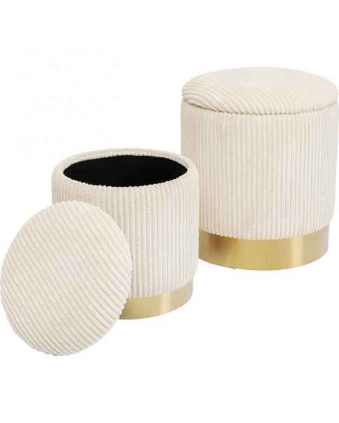 Пуф Cherry Storage Cord Creme (2/Set)