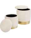 Пуф Cherry Storage Cord Creme (2/Set)