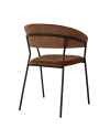 Стул с подлокотниками Belle Cord Brown (2/Set)