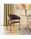 Стул с подлокотниками Belle Cord Brown (2/Set)