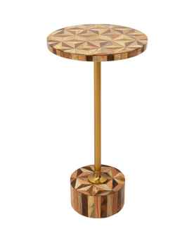 Приставной столик Domero Geo Brown Ø25cm