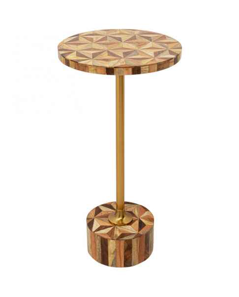 Приставной столик Domero Geo Brown Ø25cm