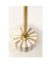 Приставной столик Domero Cirque Gold White Ø25cm