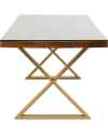 Стол Conley Cross Brass 180x90cm