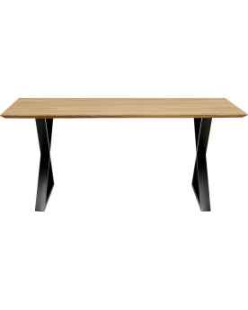 Стол Symphony Oak Cross Black 180x90cm