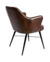 Стул с подлокотниками Rumba Leather Brown