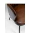 Стул с подлокотниками Rumba Leather Brown