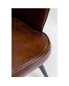 Стул с подлокотниками Rumba Leather Brown