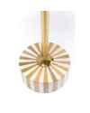 Приставной столик Domero Cirque Gold White Ø40cm