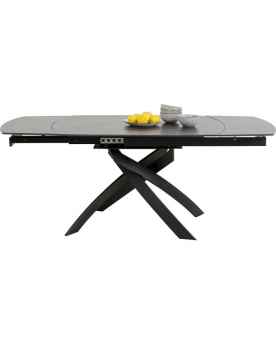 Раздвижной стол Twist Black 120(30+30)x90cm