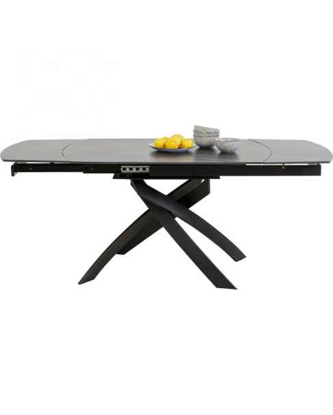 Раздвижной стол Twist Black 120(30+30)x90cm