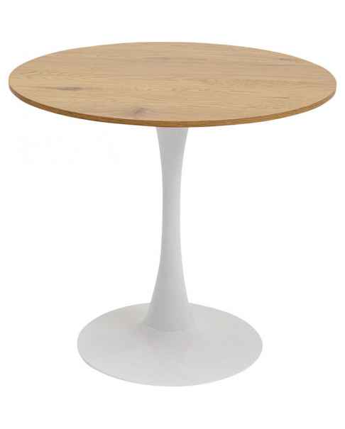 Стол Schickeria Oak White Ø80cm