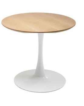Стол Schickeria Oak White Ø110cm