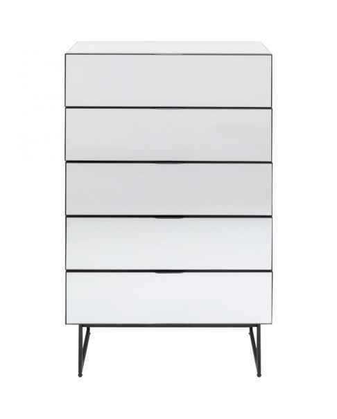 Комод Soran 5 Drawers Black 65x114cm