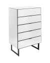 Комод Soran 5 Drawers Black 65x114cm