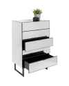 Комод Soran 5 Drawers Black 65x114cm