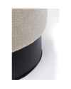 Пуф Cherry Cream Black Ø36cm